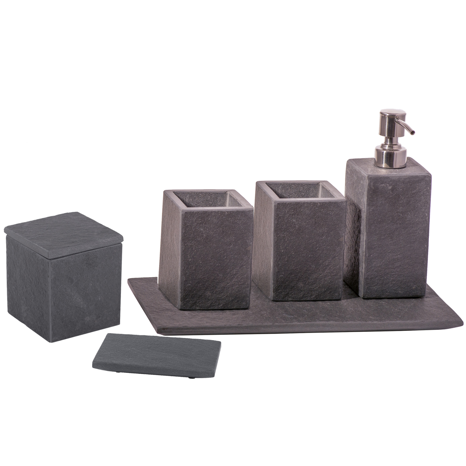 Slate Cubic Badset